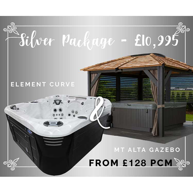 COAST SPAS 'ELEMENT CURVE 50' + 9 X 9 GAZEBO PACKAGE Award Leisure Warwickshire